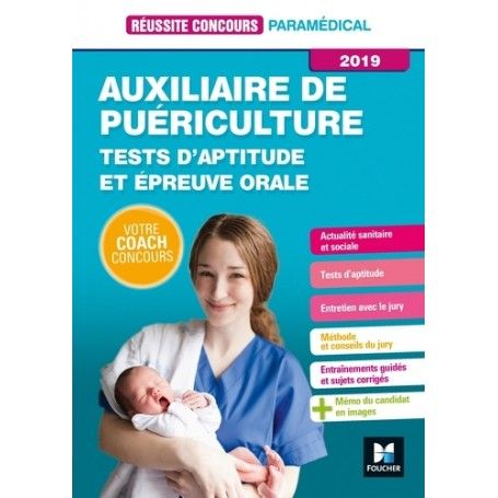 Concours auxiliaire de puériculture : tests d'aptitude & épreuve orale