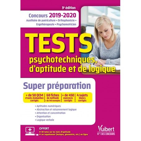 Tests psychotechniques, d'aptitude et de logique
