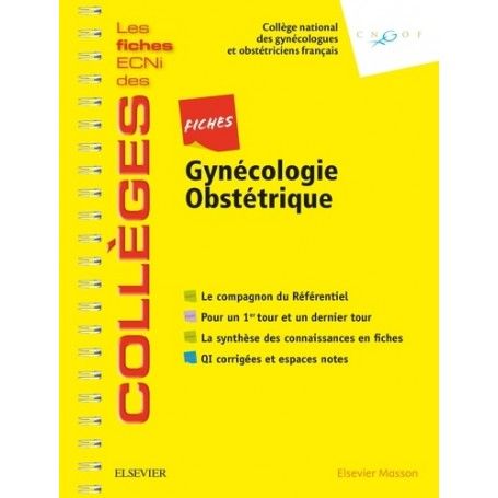 Fiches de gynécologie, obstétrique