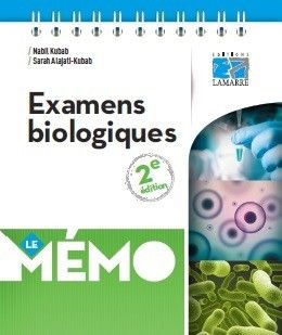 Mémo examens biologiques