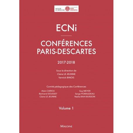 Conférences Paris Descartes, volume 1