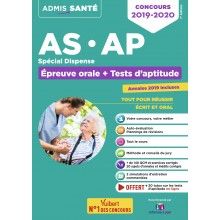 Concours AS/AP : épreuve orale + tests d'aptitude