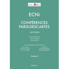 ECNi : conférences Paris Descartes 2017-2018, volume 2