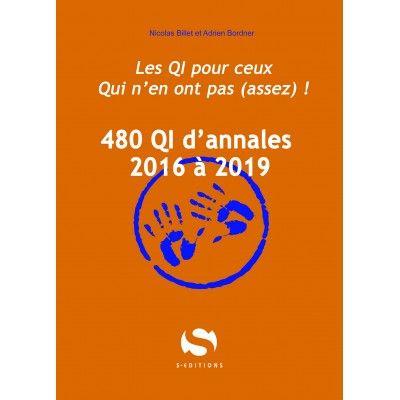 480 QI d'annales 2016 à 2019