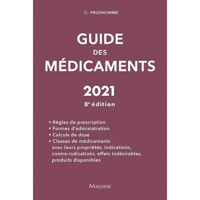 Guide des médicaments 2021