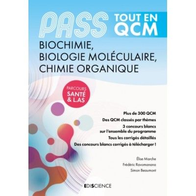 PASS QCM de biochimie,...