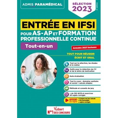 Entrée en IFSI pour AS/AP :...