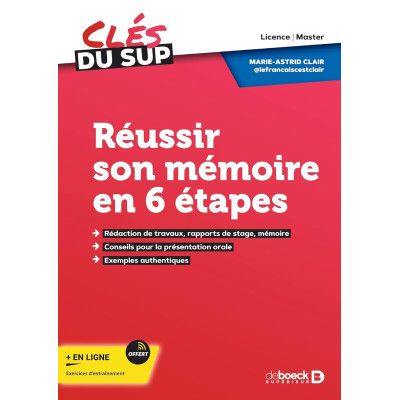 Réussir son mémoire en 6...