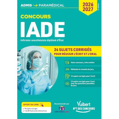 Concours IADE - 24 sujets...