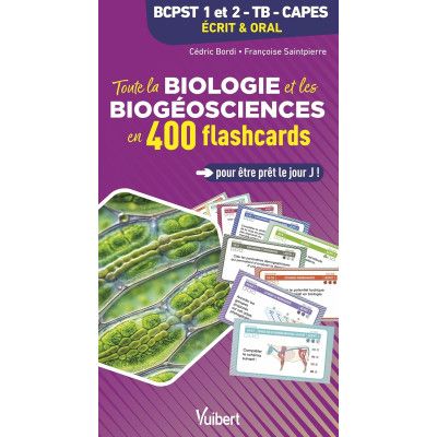 400 flashcards de Biologie...