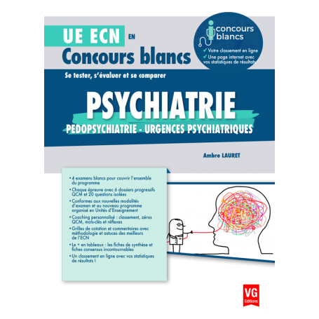 Psychatrie, pédopsychiatrie, urgences psychiatriques