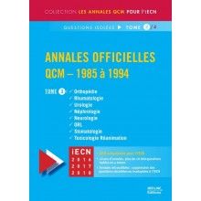 Annales officielles en QCM 1985-1994 - Tome 3