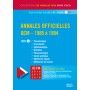 Annales officielles en QCM 1985-1994 - Tome 4