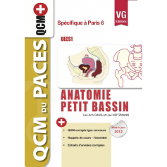 PARIS 6  QCM ANATOMIE - PETIT BASSIN UECS1