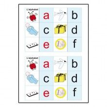 Domino de l’alphabet