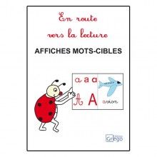 Affichettes des mots-cibles 