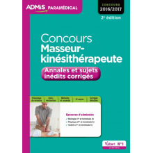 Concours kiné : annales et sujets corrigés inédits