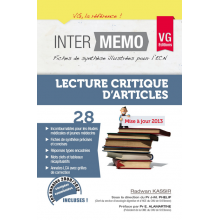 LECTURE CRITIQUE D'ARTICLES MISE A JOUR 2013