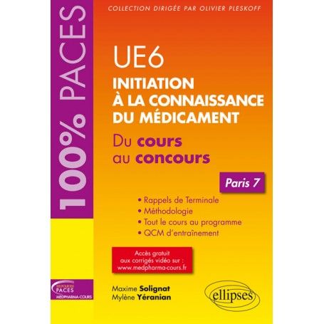 Initiation à la connaissance du médicament UE6 - Paris 7