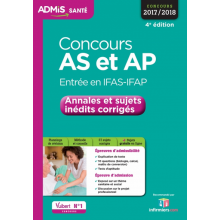 Concours AS/AP : annales et sujets inédits corrigés