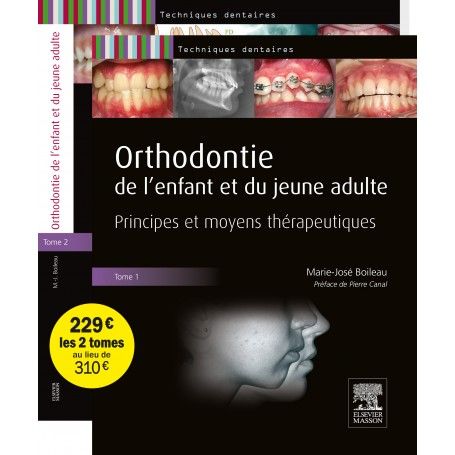 Orthodontie de l'enfant et du jeune adulte - Pack 2 tomes