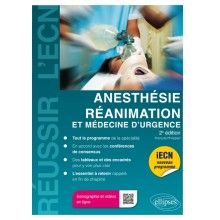 Anethésie, réanimation
