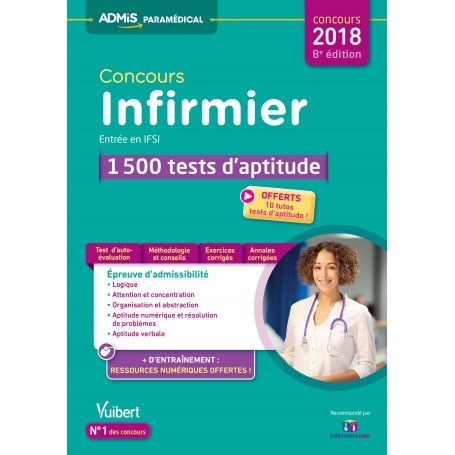 Concours infirmier : 1500 tests d'aptitude