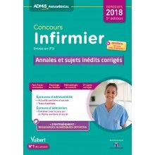 Concours infirmier : annales et sujets inédits corrigés