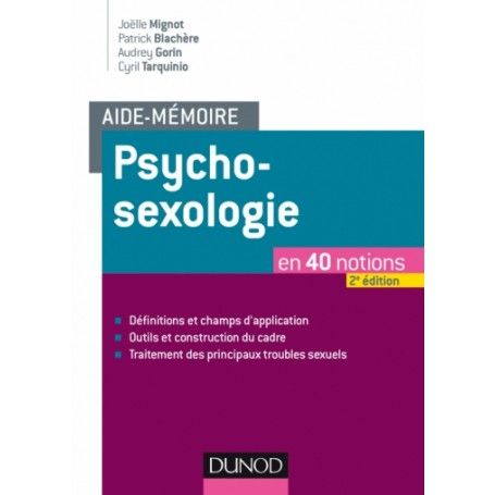 Psycho-sexologie en 40 notions